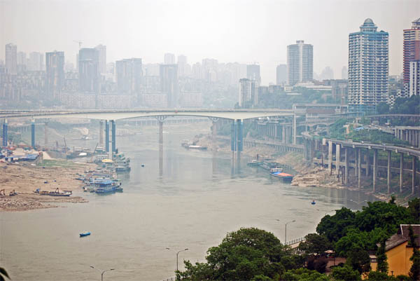 Chongqing, na China, é uma das cidades que mais cresce no mundo. Foto: Harvey Barrison